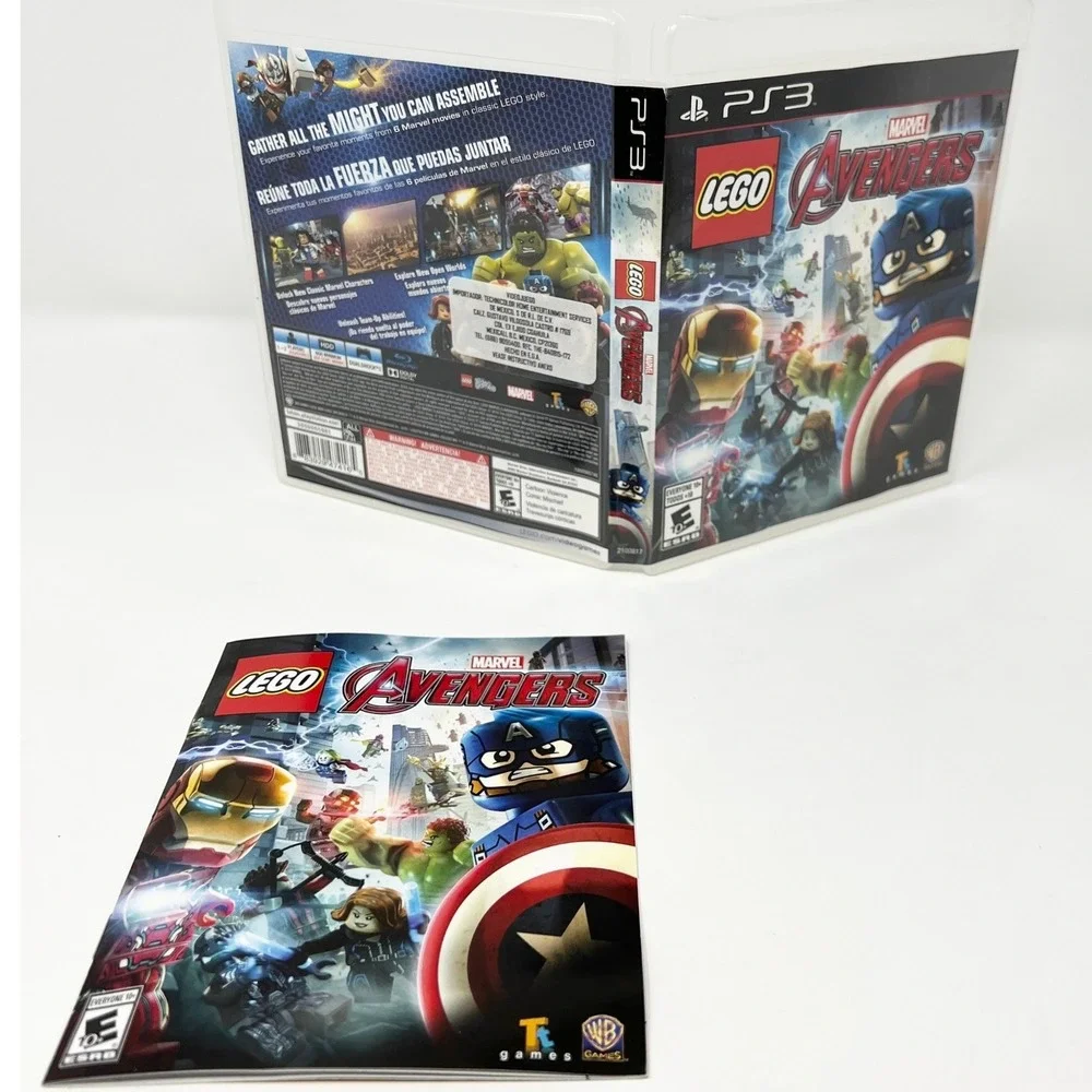 LEGO Marvel‎ Avengers Sony PlayStation 3 PS3 Game with Manual 2016 BLUS-31550